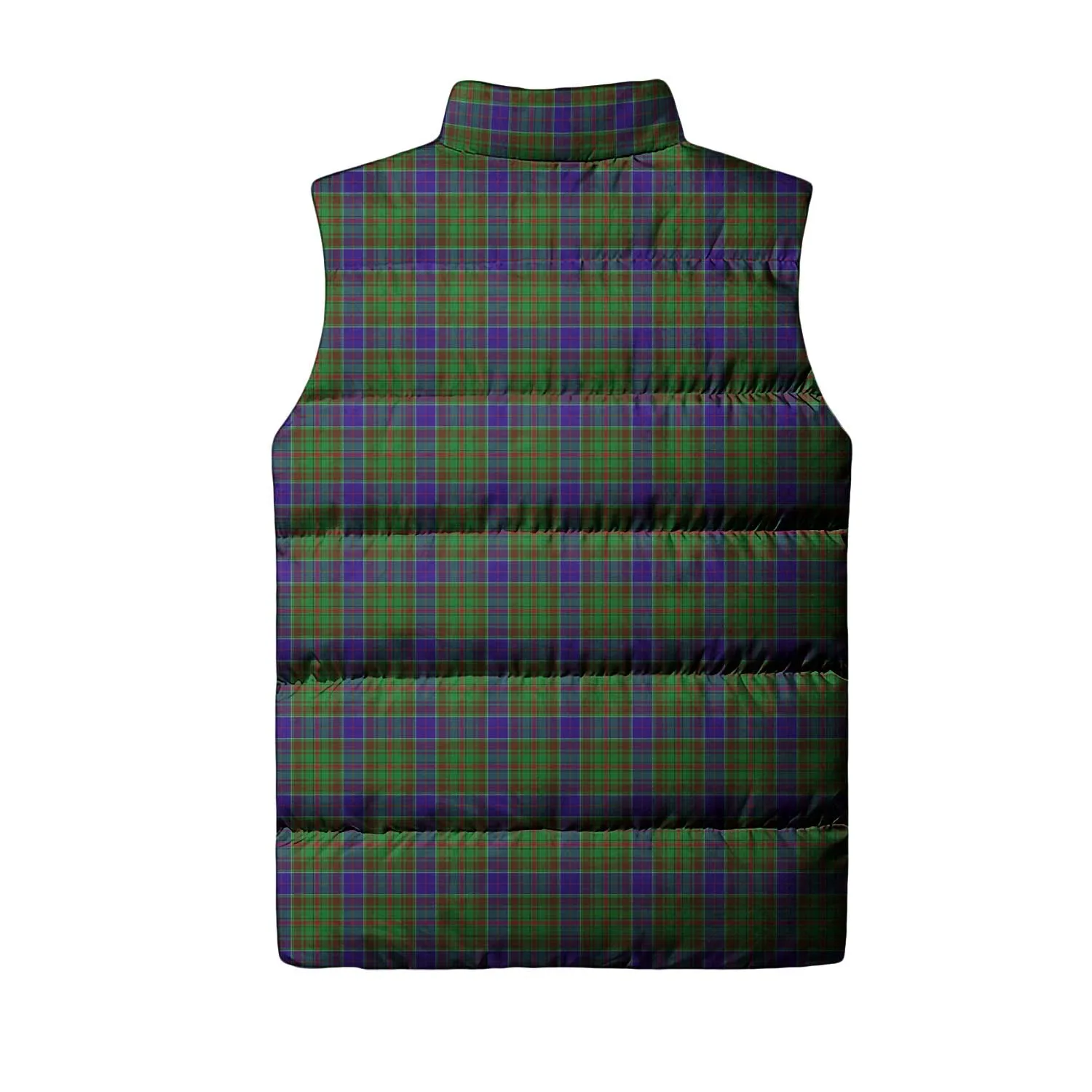 Adam Tartan Sleeveless Puffer Jacket