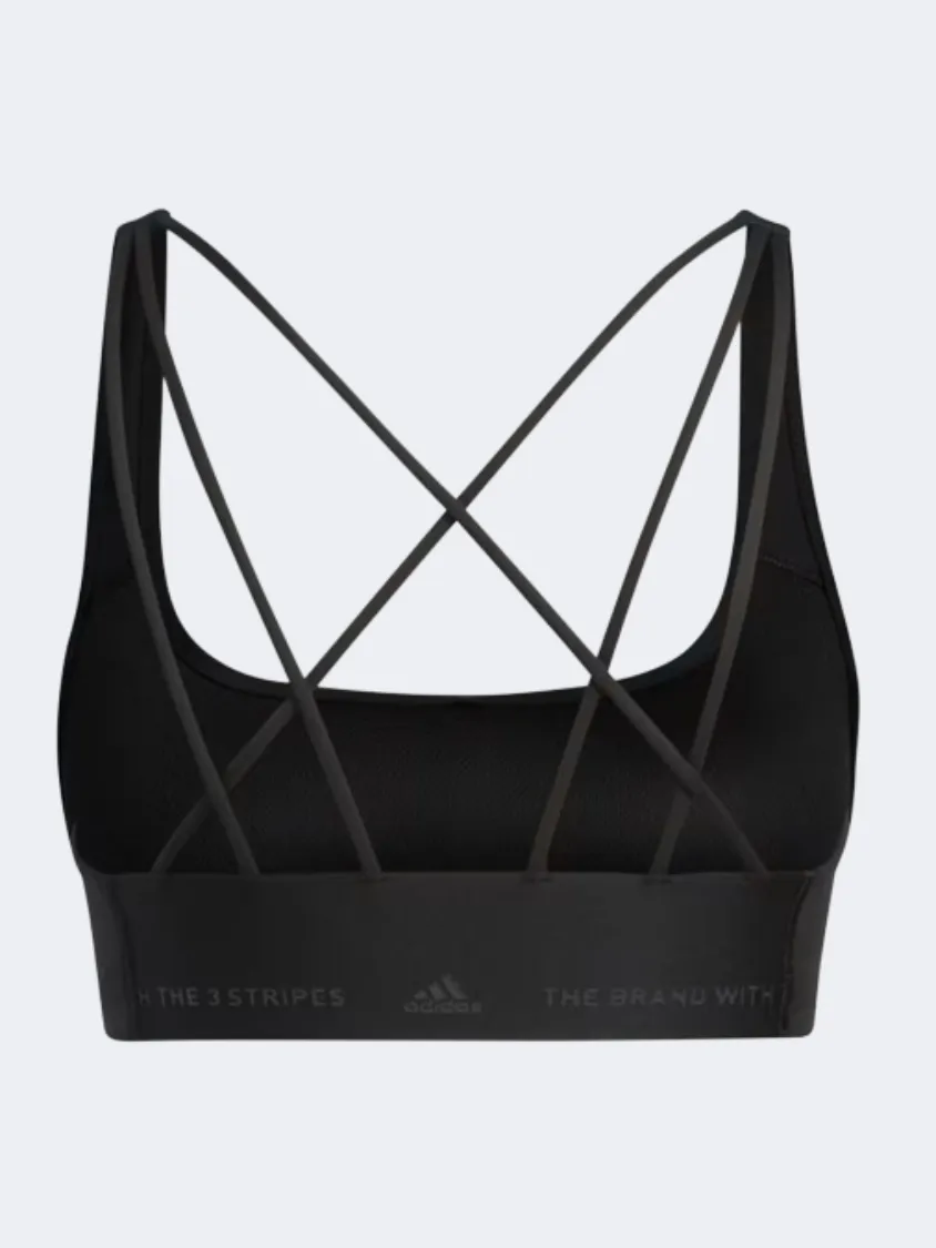 Adidas Coreflow Women Training Bra Black/Carbon