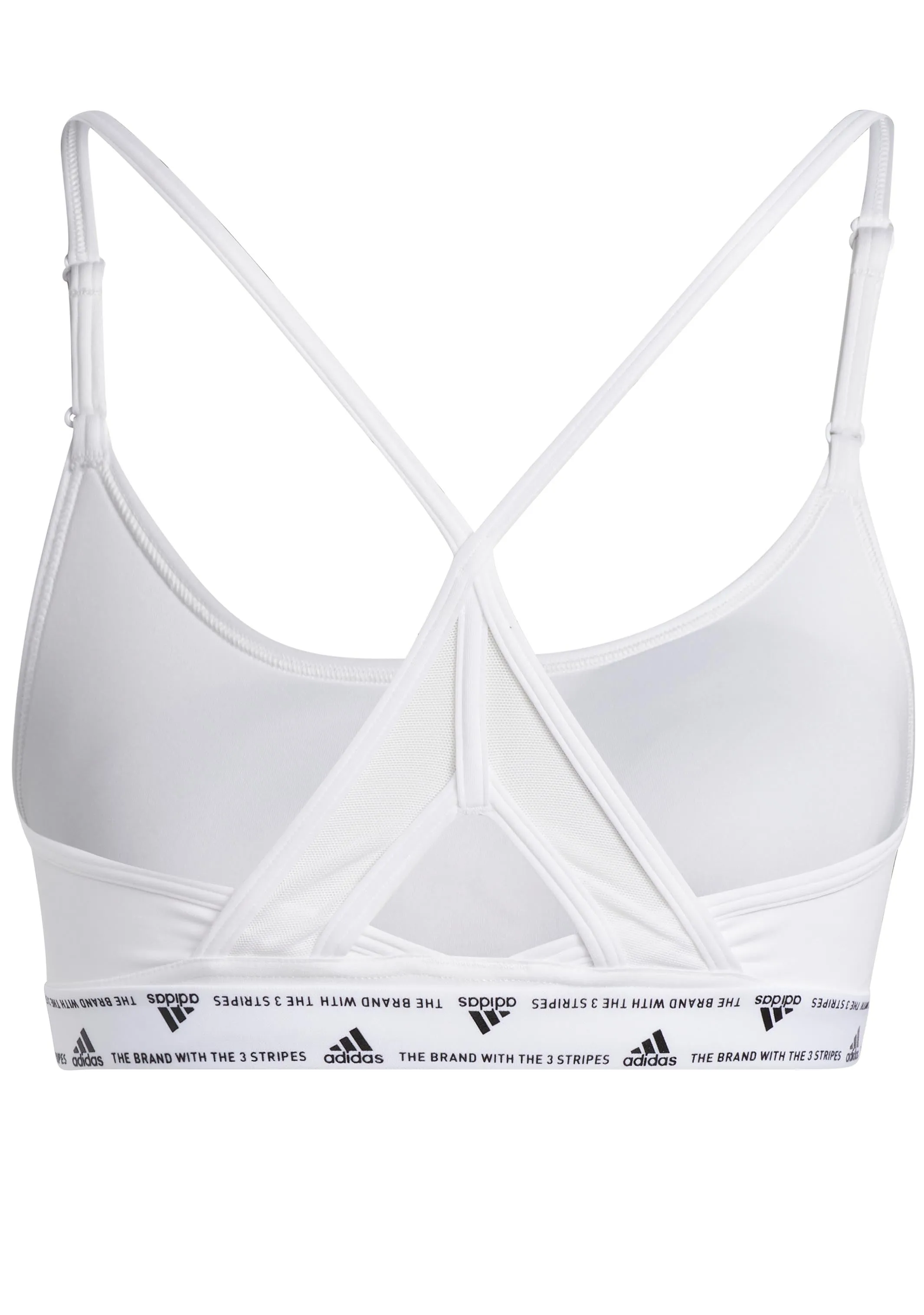 Adidas Womens Aeroreact Training 3 Stripes Bra <BR> HC7869