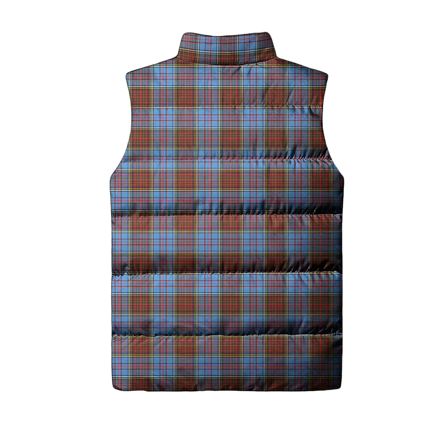 Anderson Modern Tartan Sleeveless Puffer Jacket with Family Crest