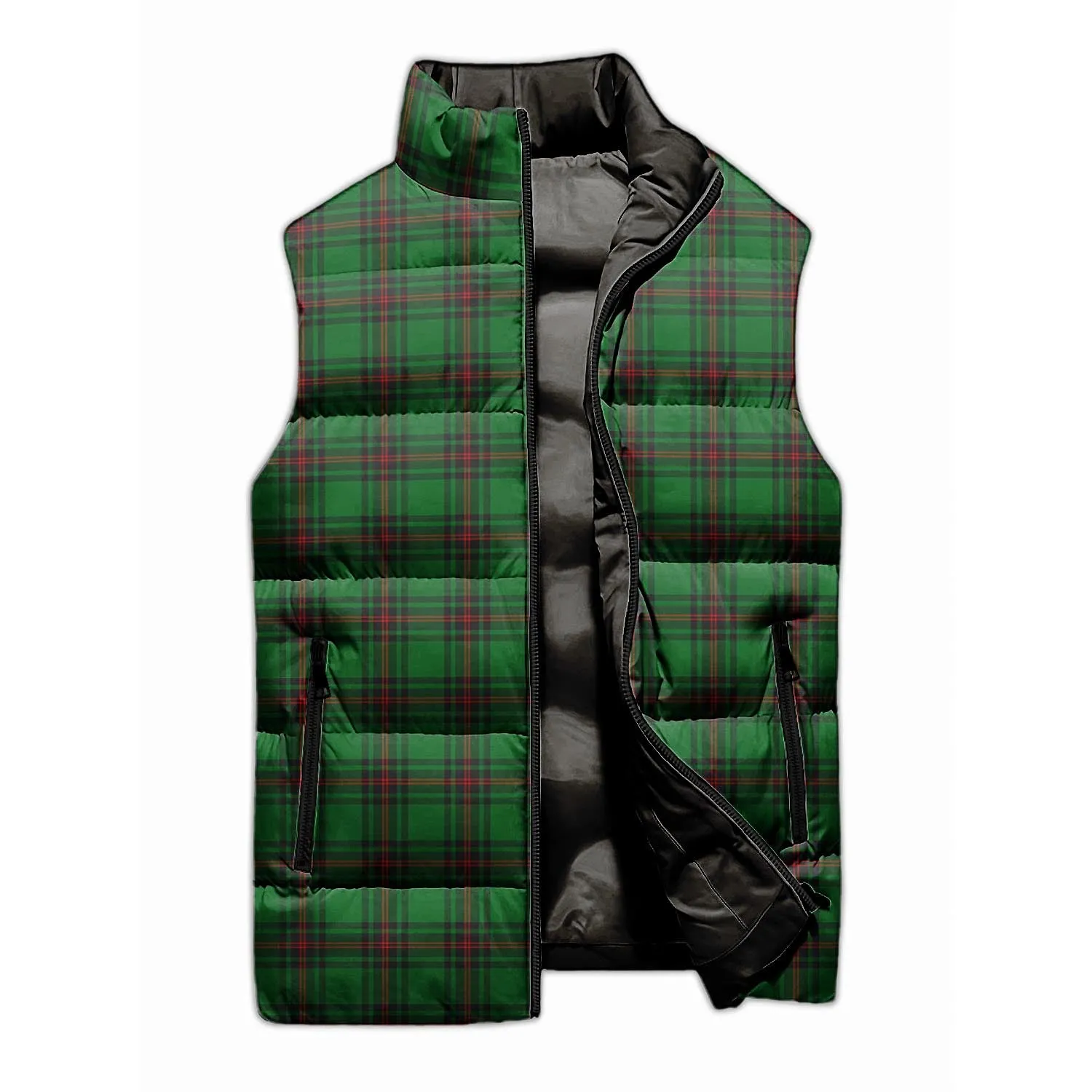 Anstruther Tartan Sleeveless Puffer Jacket