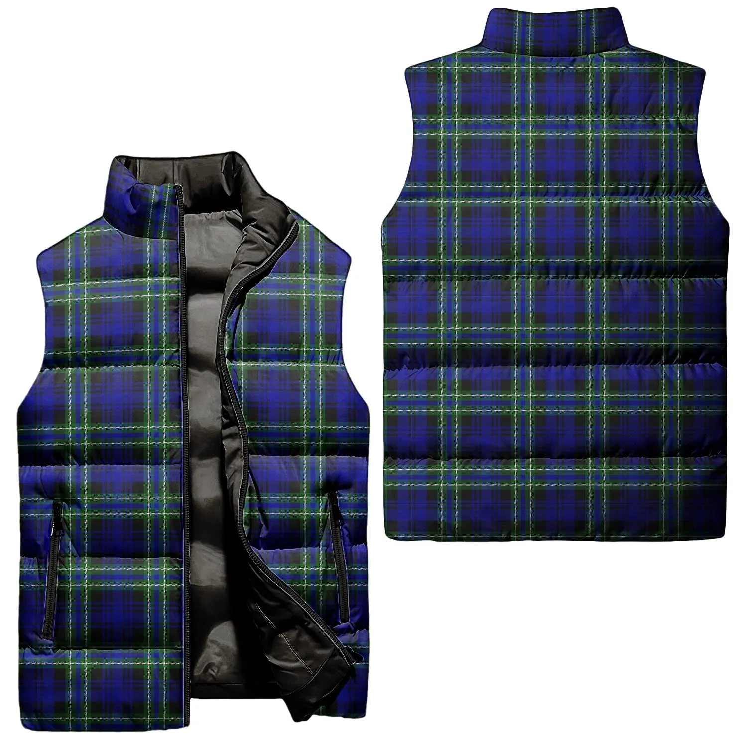 Arbuthnot Modern Tartan Sleeveless Puffer Jacket