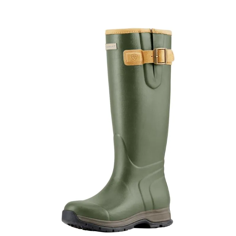 Ariat Ladies Burford Neoprene Wellington Boot - Olive Green