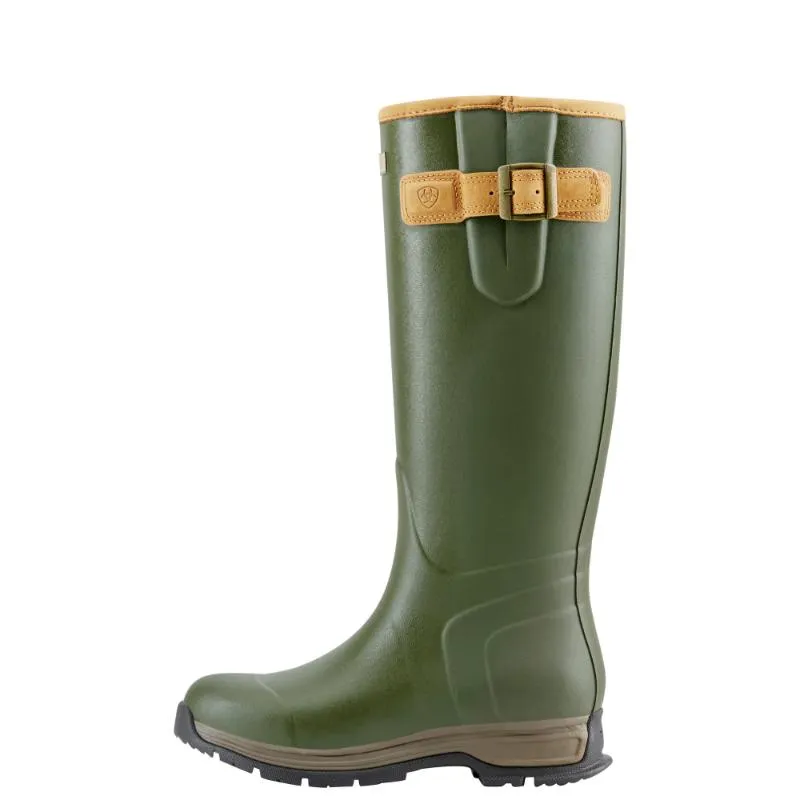 Ariat Ladies Burford Neoprene Wellington Boot - Olive Green