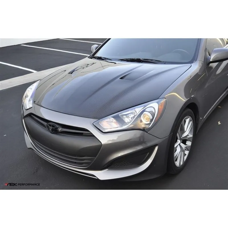 ARK Legato Hood Hyundai Genesis Coupe 2.0L / 3.8L (13-16) Fiberglass or Carbon Fiber