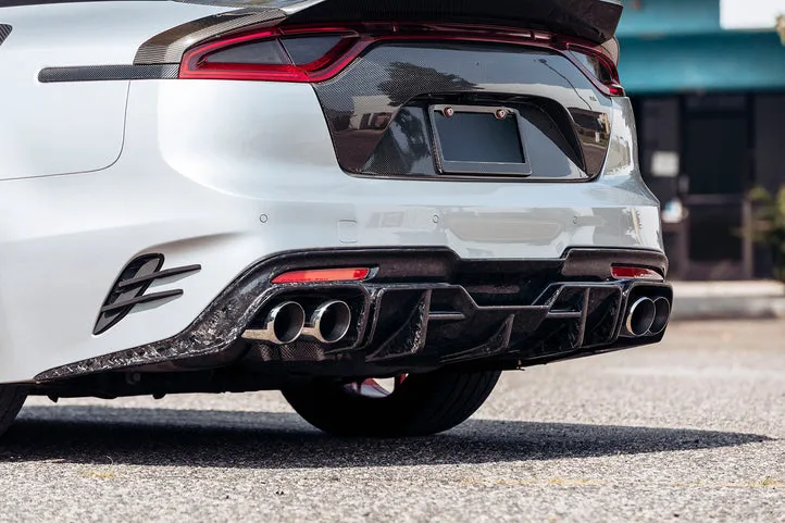 ARK Legato Rear Diffuser Kia Stinger (2019-2022) Carbon Fiber / Forged Carbon / Fiberglass