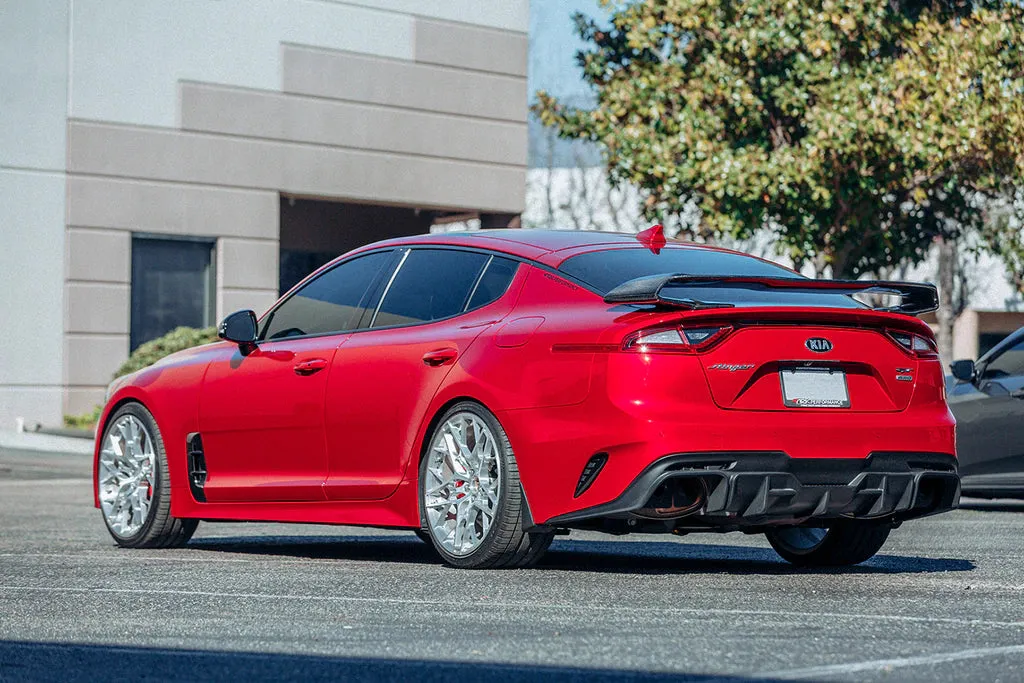 ARK S-FX Rear 3pc Wing Kia Stinger (2019-2022) Carbon Fiber / Forged Carbon / Fiberglass