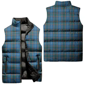 Bain Tartan Sleeveless Puffer Jacket