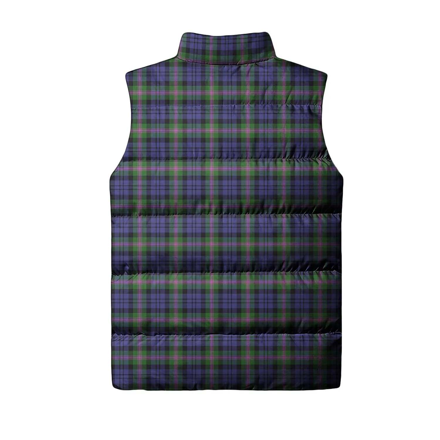 Baird Modern Tartan Sleeveless Puffer Jacket with Family Crest