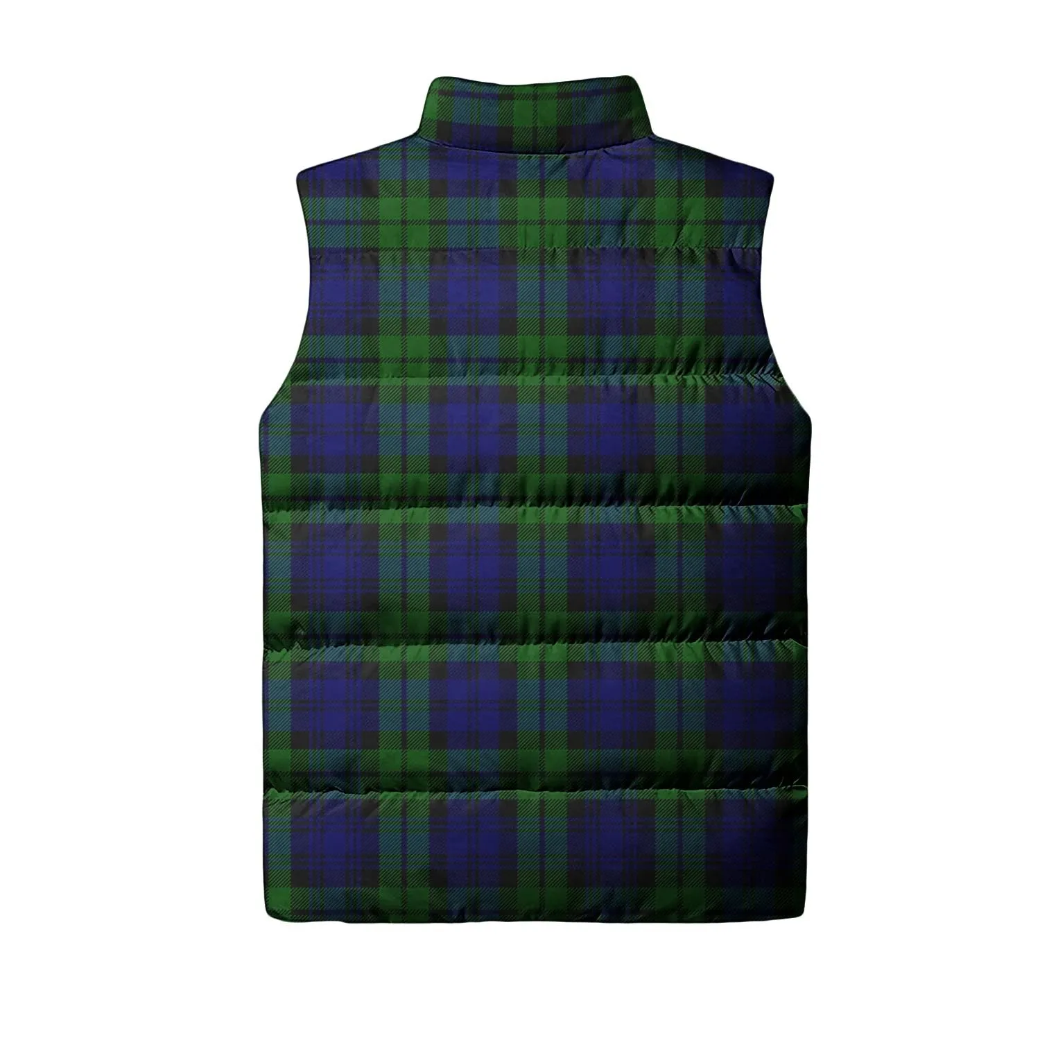 Bannatyne Tartan Sleeveless Puffer Jacket with Family Crest