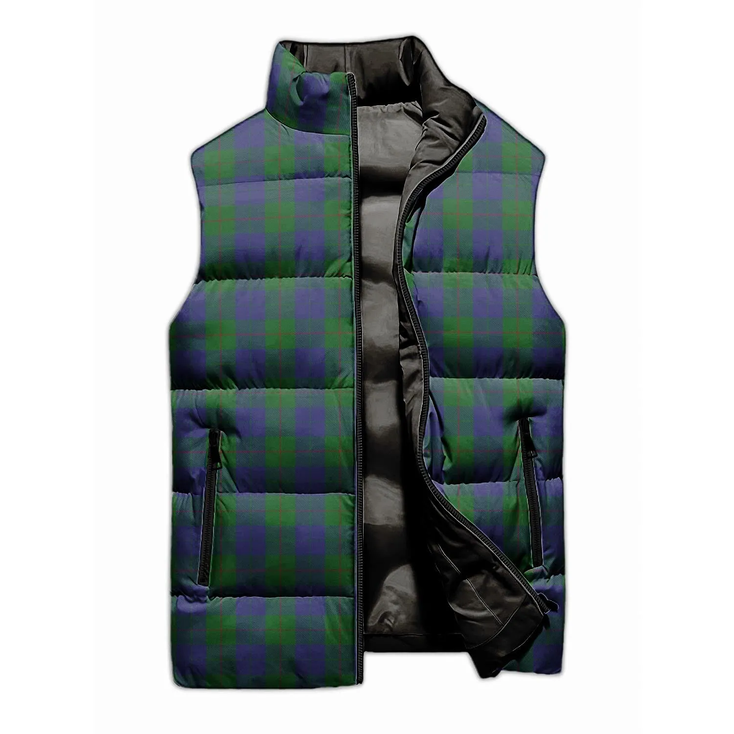 Barclay Tartan Sleeveless Puffer Jacket