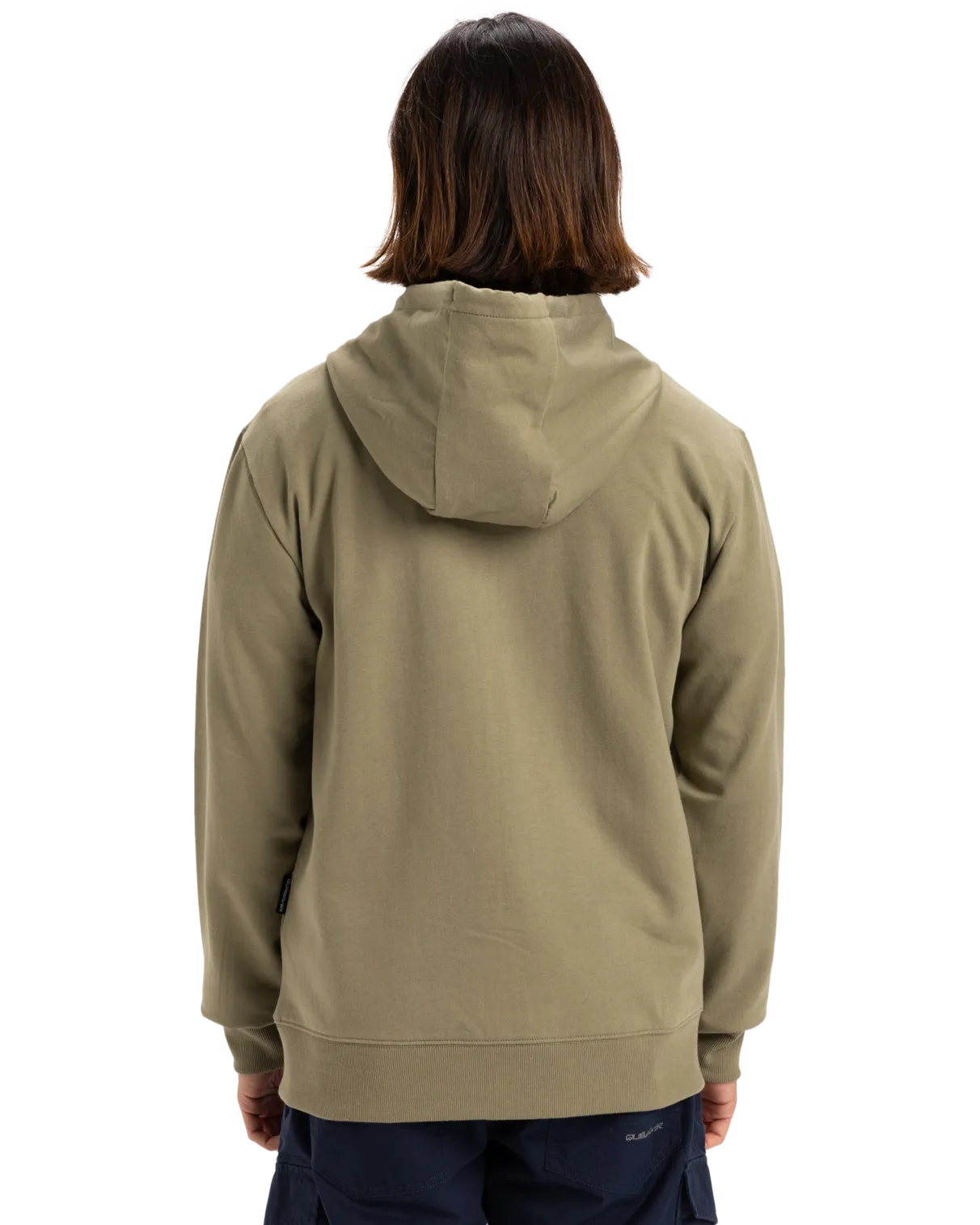 Basic Zip Hoodie in Aloe