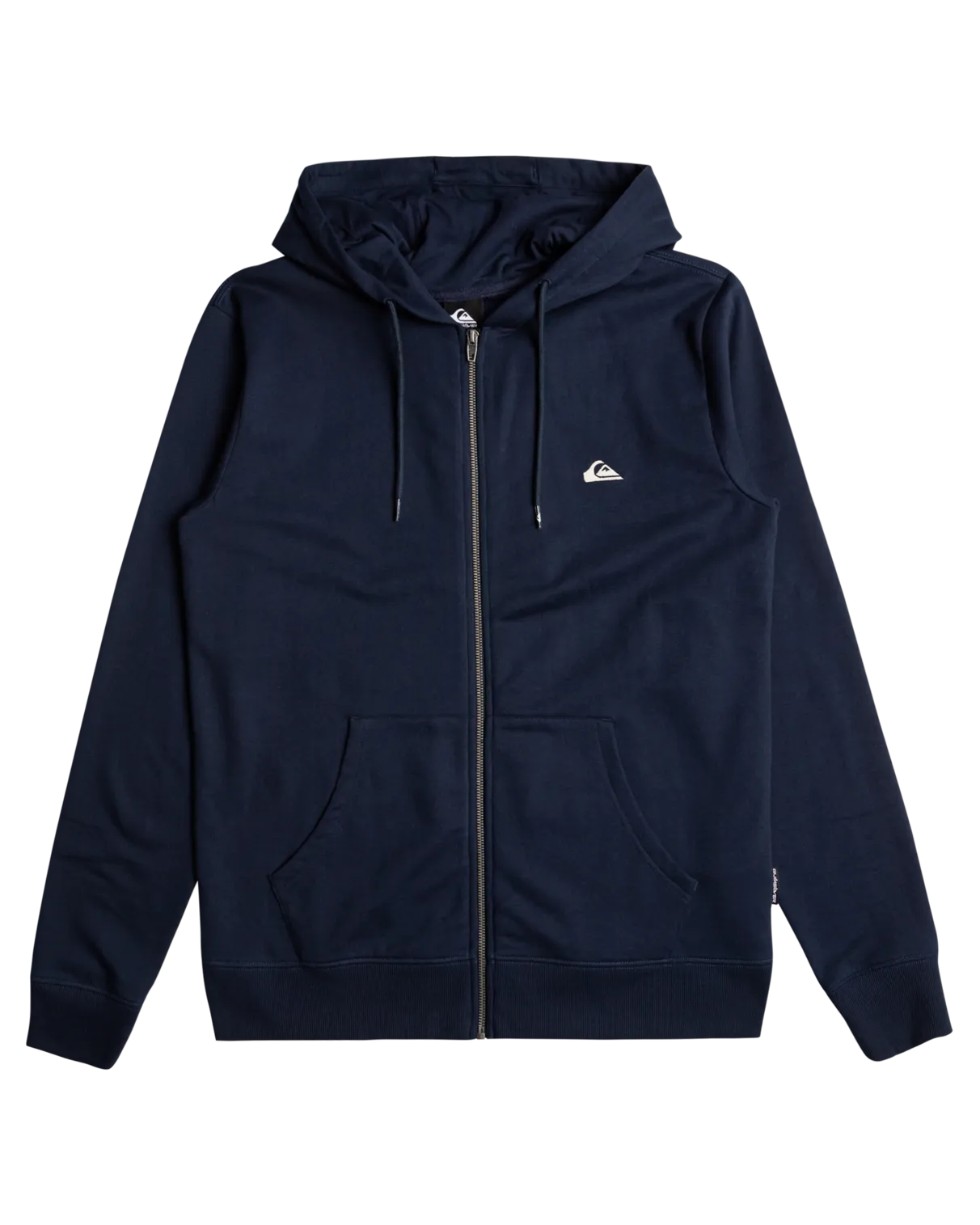 Basic Zip Hoodie in Navy Blazer