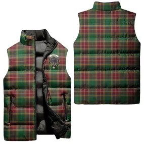 Baxter Tartan Sleeveless Puffer Jacket with Family Crest