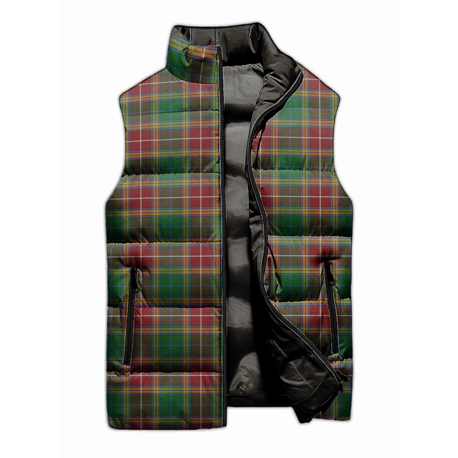 Baxter Tartan Sleeveless Puffer Jacket