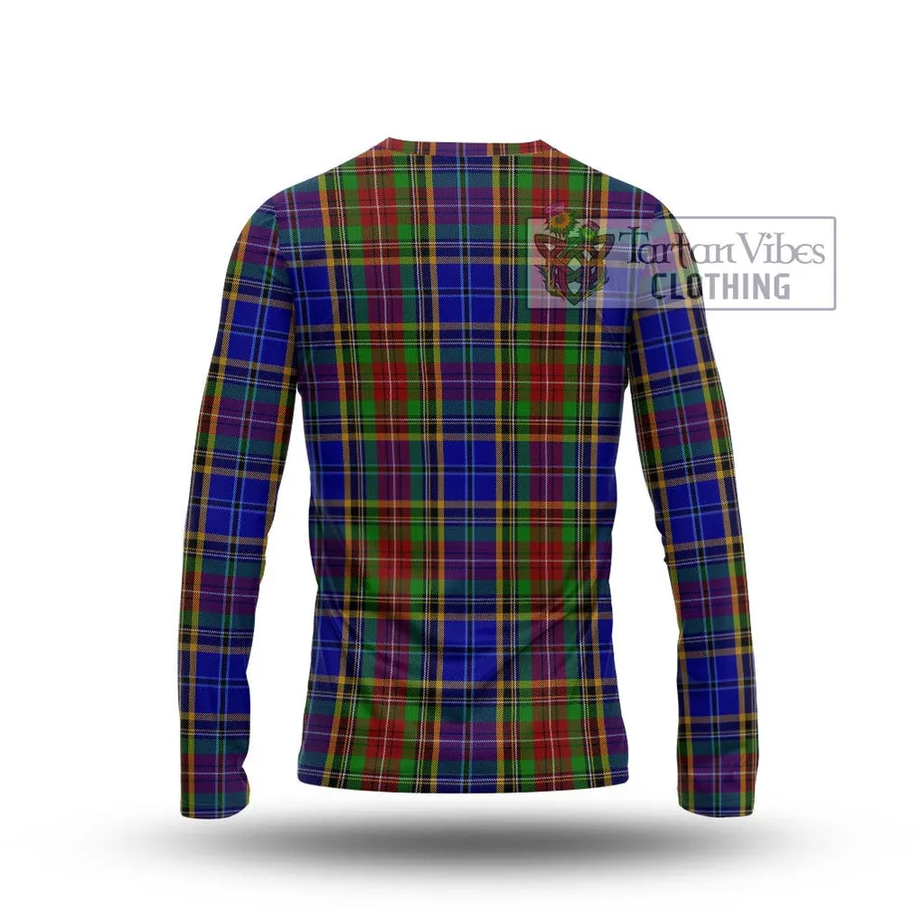 Beattie Tartan Long Sleeve T-Shirt with Family Crest DNA In Me Style