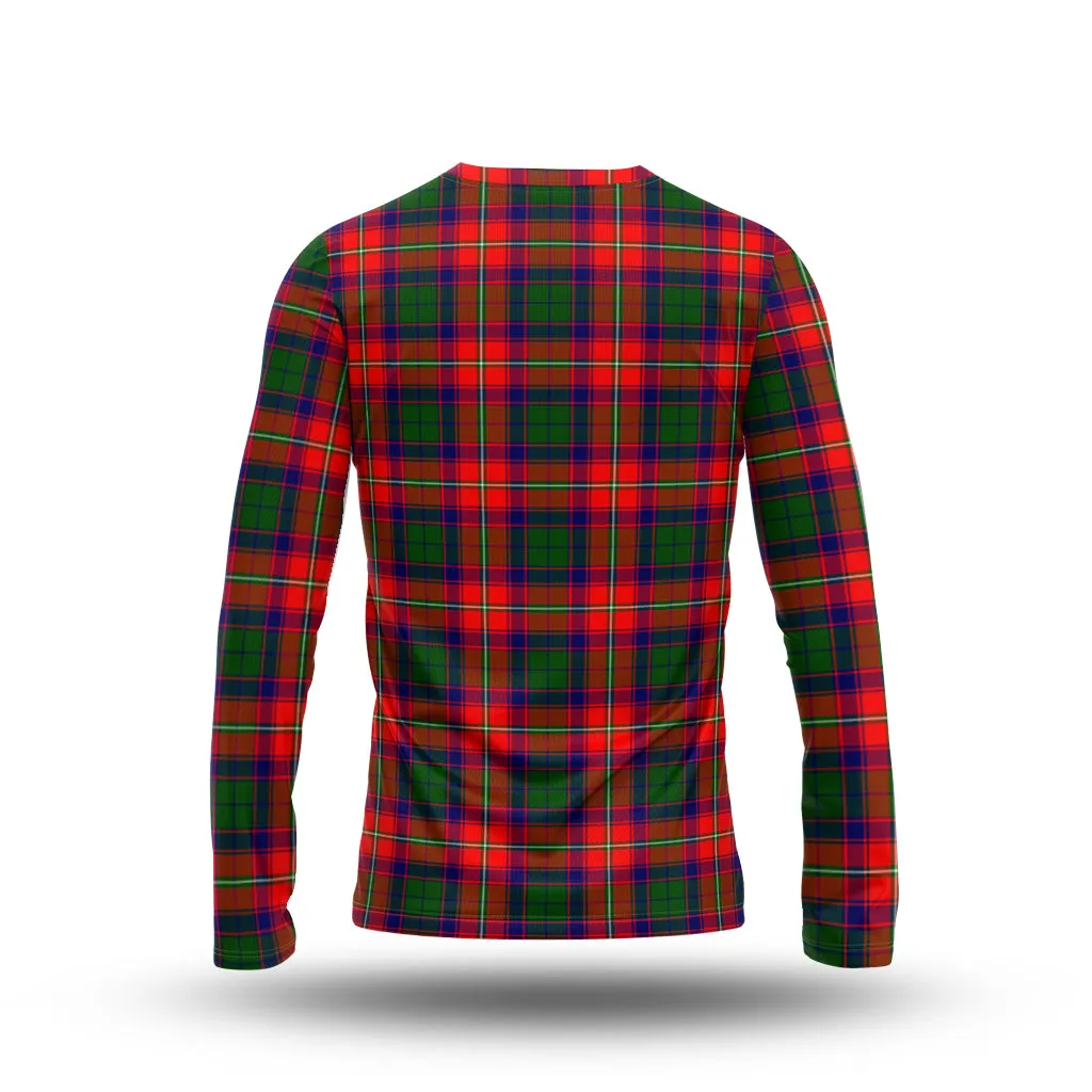 Belshes Tartan Long Sleeve T-Shirt with Family Crest