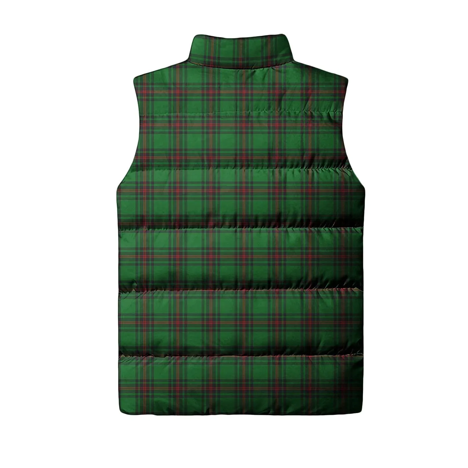 Beveridge Tartan Sleeveless Puffer Jacket with Family Crest