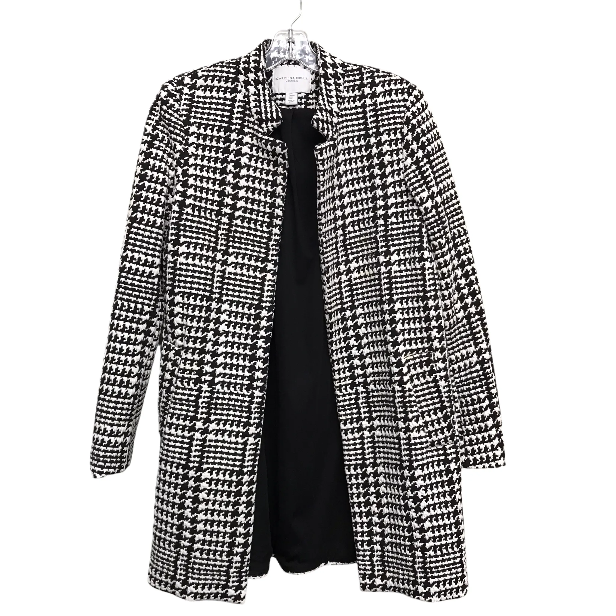 Blazer By Carolina Belle In Black & White, Size: M