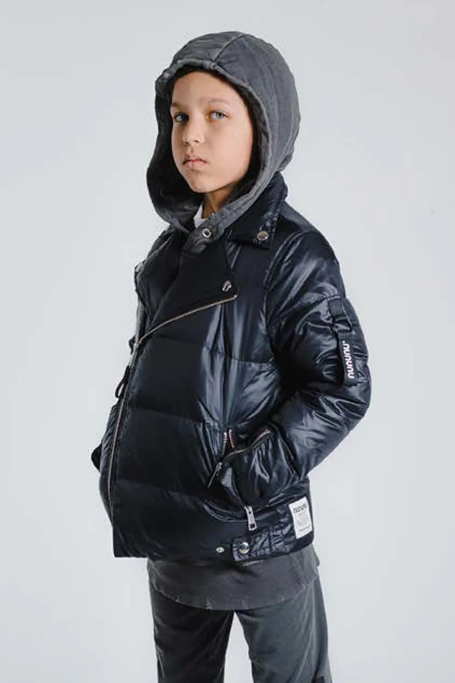 Boys and Girls Jacket Nununu Biker