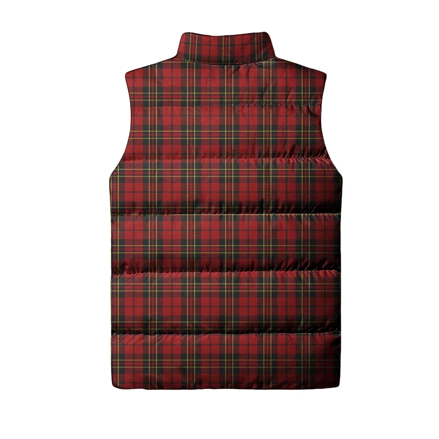 Brodie Tartan Sleeveless Puffer Jacket with Family Crest