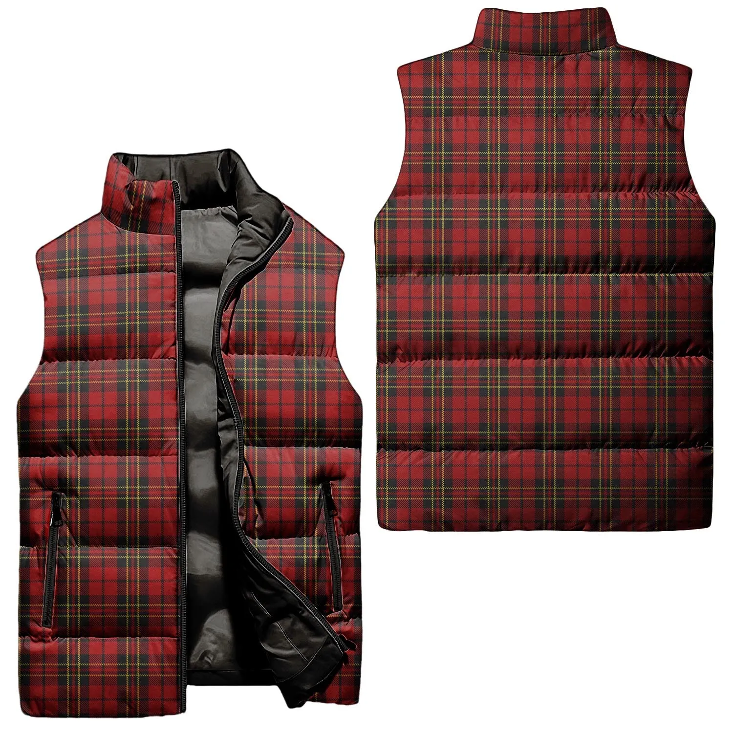 Brodie Tartan Sleeveless Puffer Jacket