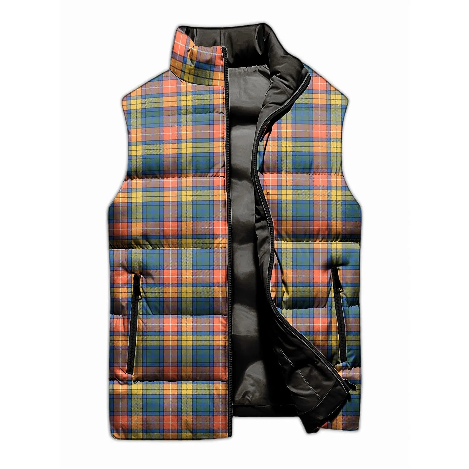 Buchanan Ancient Tartan Sleeveless Puffer Jacket