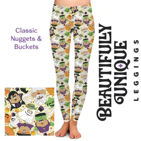 Classic Nuggets and Buckets (Semi-Exclusive) - High-quality Handcrafted Vibrant Leggings