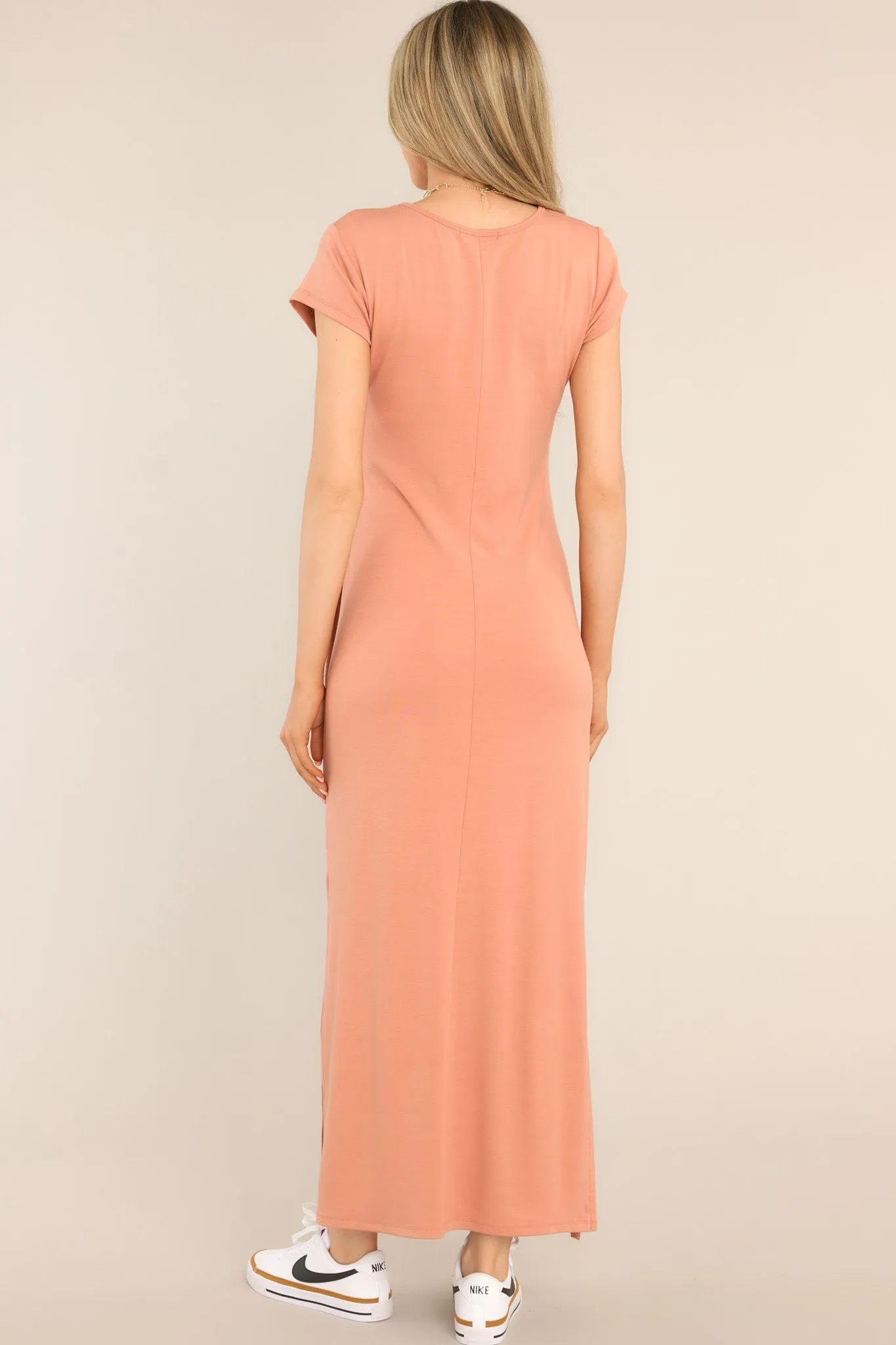 Closet Classic Apricot Maxi Dress