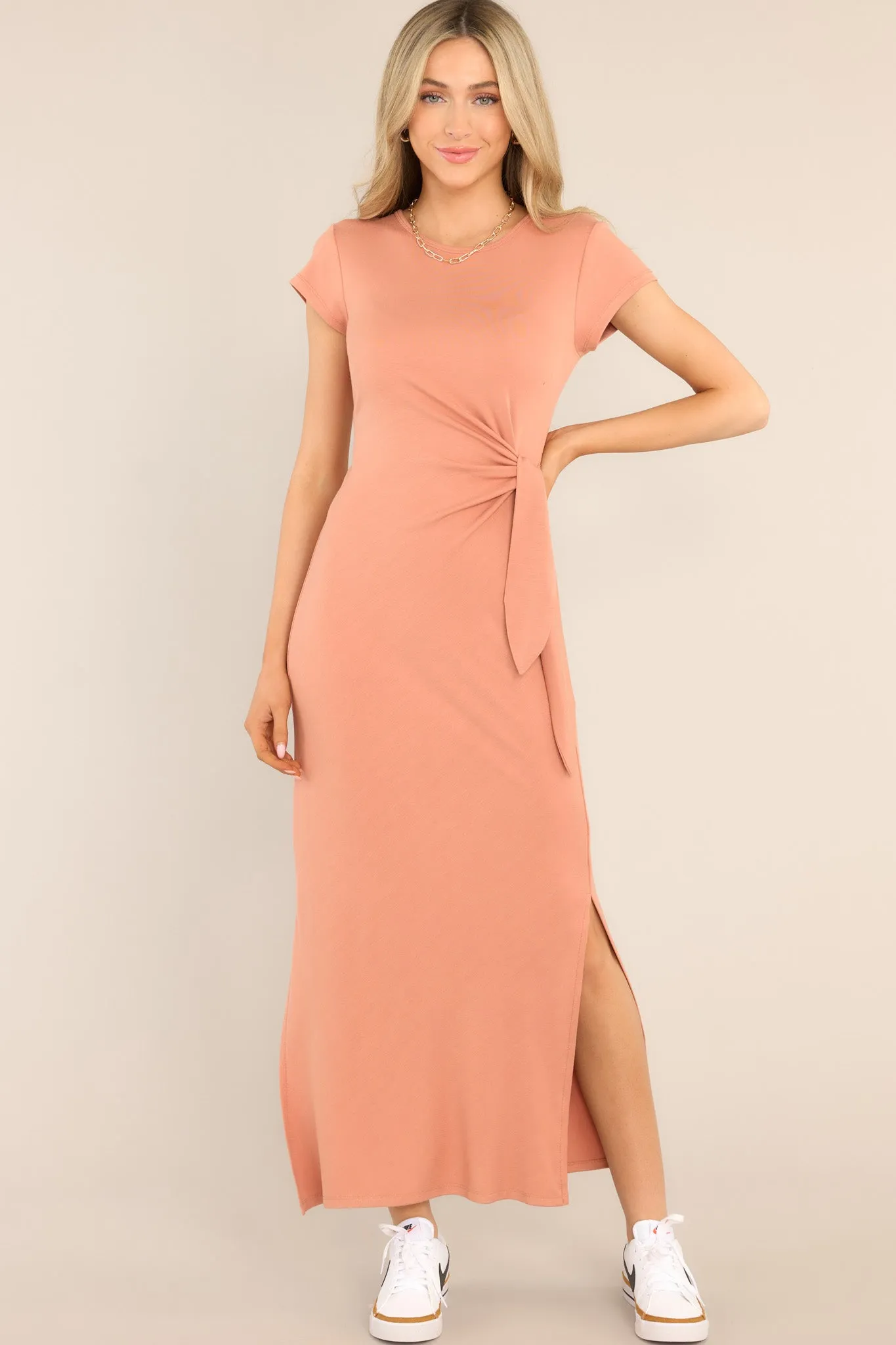 Closet Classic Apricot Maxi Dress