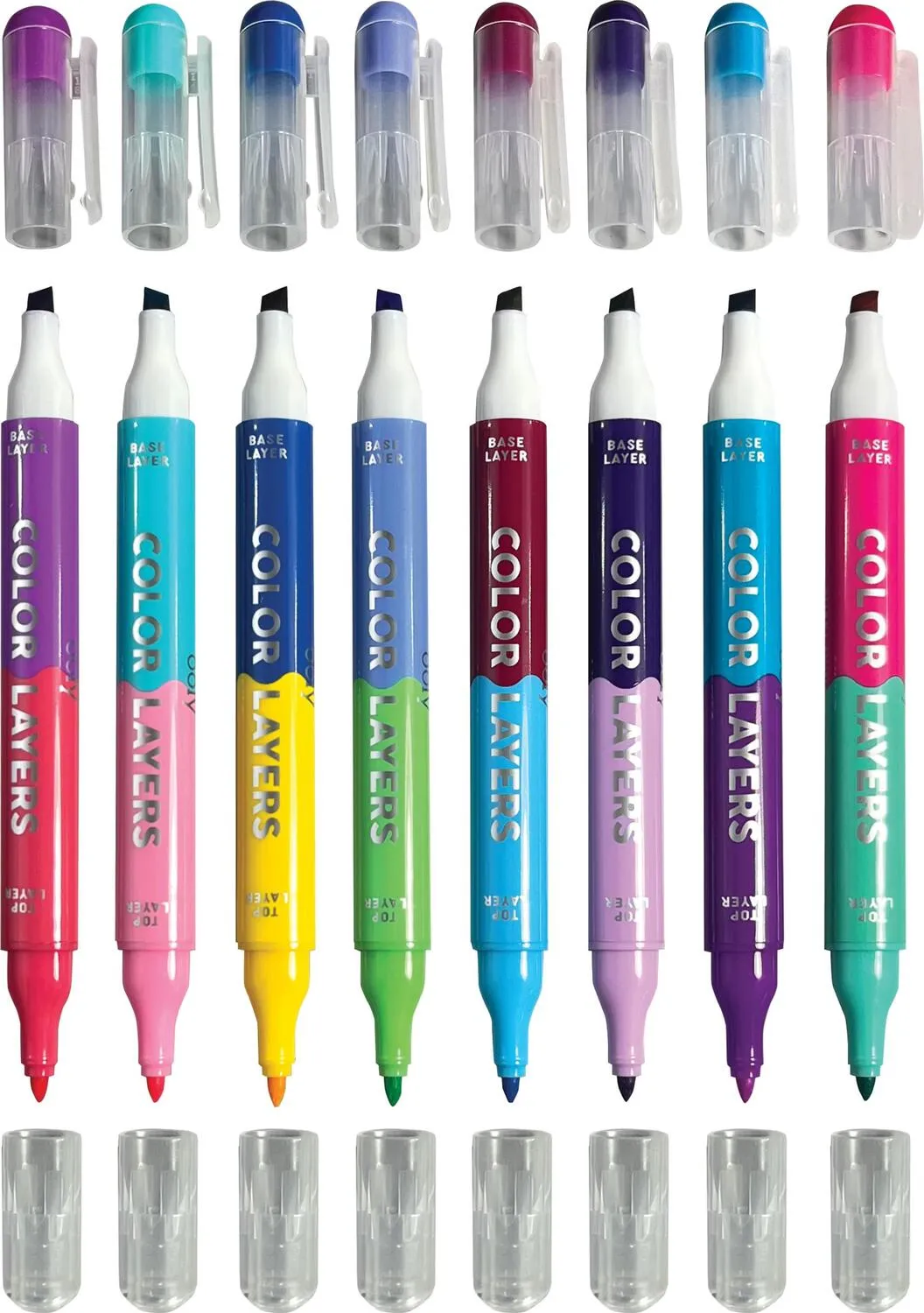 Color Layers Double-Ended Layering Markers