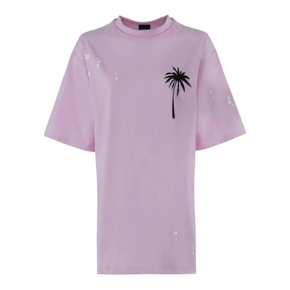 Comme Des Fuckdown Pink Cotton Women Dress