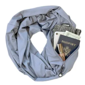 Convertible Infinity Scarf with Pocket™ | Ice Silk Grey