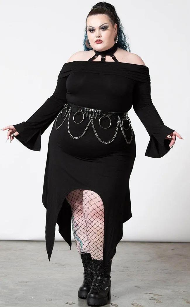 Damnation Bardot Dress [Plus-Size]