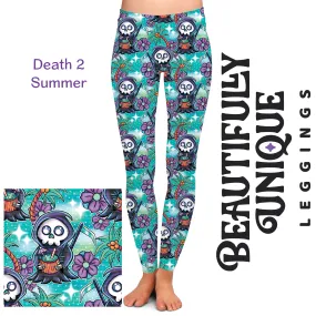 Death 2 Summer (Semi-Exclusive) - High-quality Handcrafted Vibrant Leggings