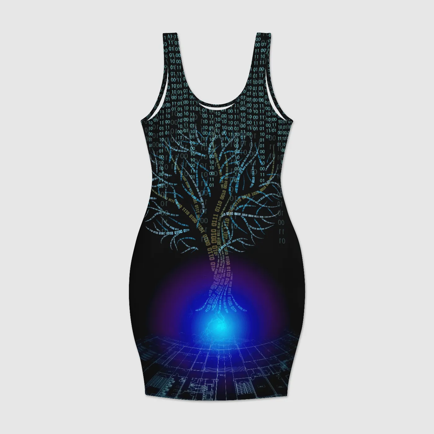 DIGITREE Bodycon Mini Dress