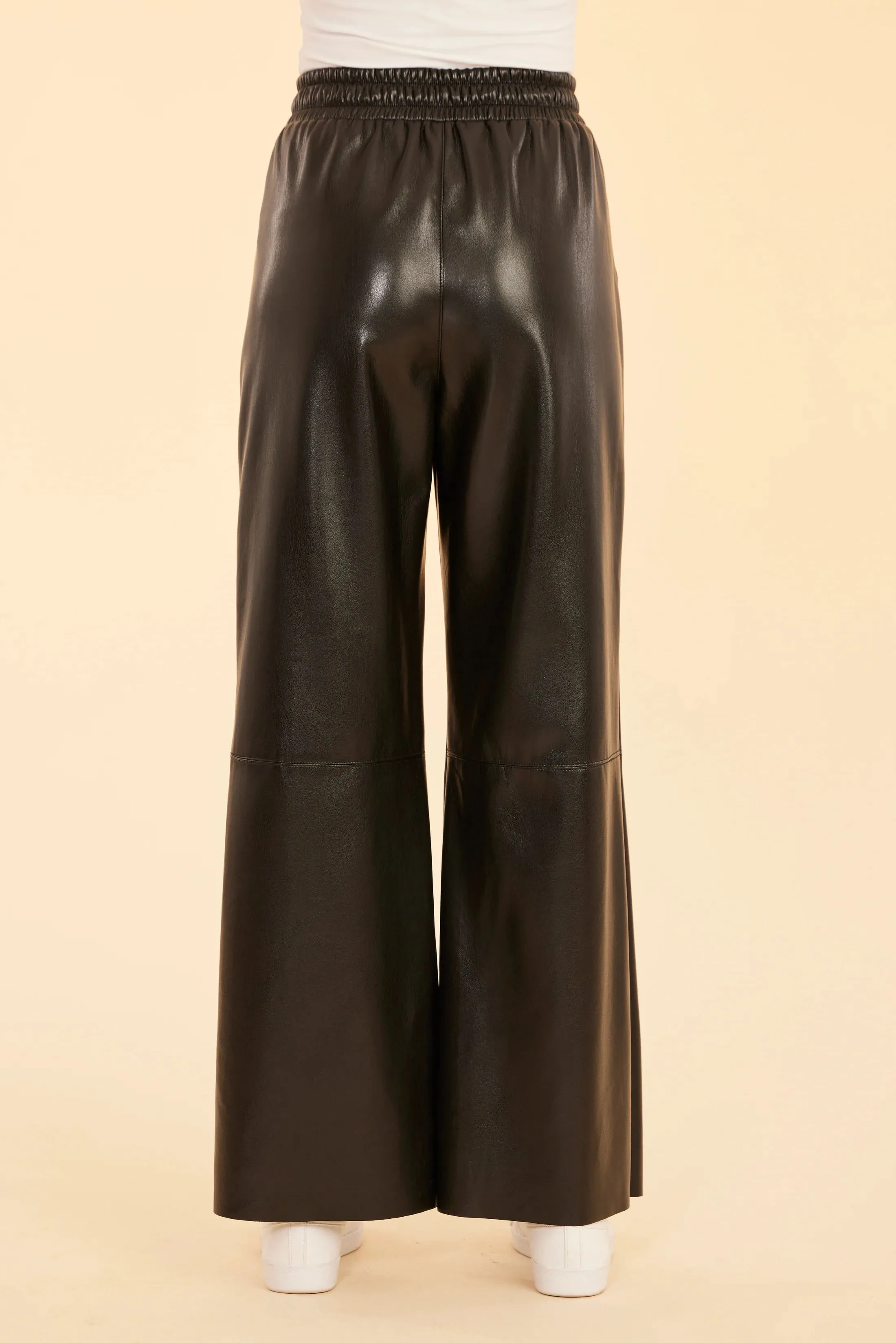 Dolce Cabo Faux Leather Drawstring Pants