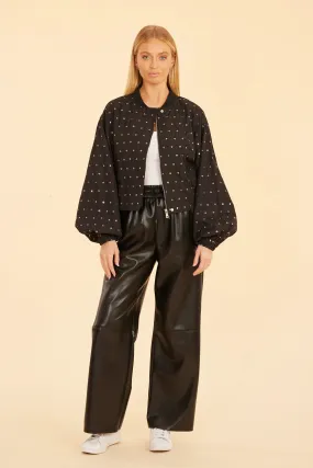 Dolce Cabo Faux Leather Drawstring Pants