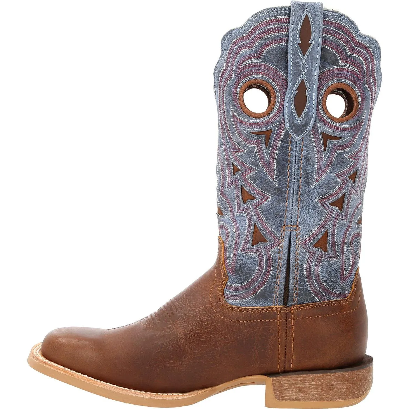 DurangoÂ Lady Rebel Proâ Womens Golden Brown  Periwinkle Western Boot