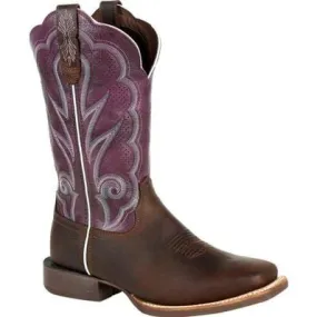 DurangoÂ Lady Rebel Proâ Womens Ventilated Plum Western Boot