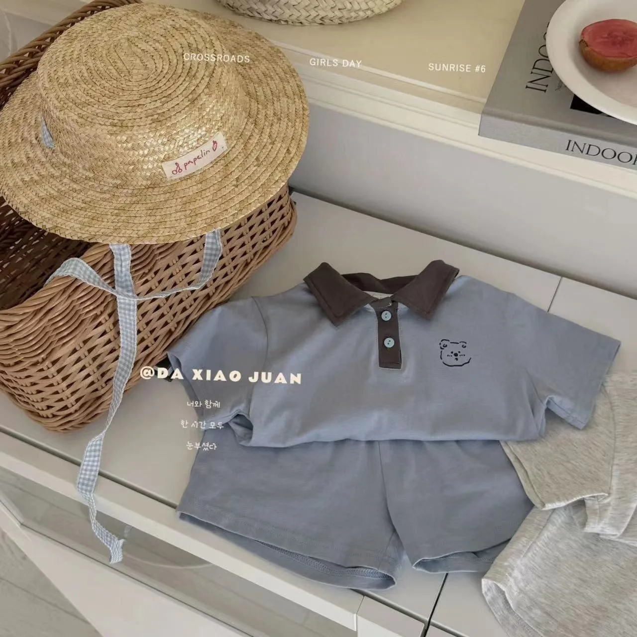 DXJ Kids Summer Polo Set