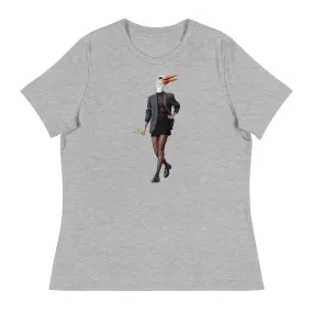 Edgy Stork Collage Women's Relaxed T-Shirt