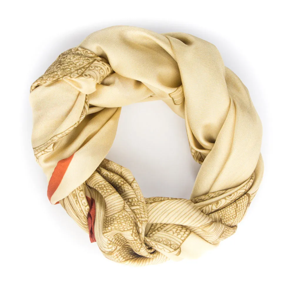 Equine Quartet - Square Silk Scarf