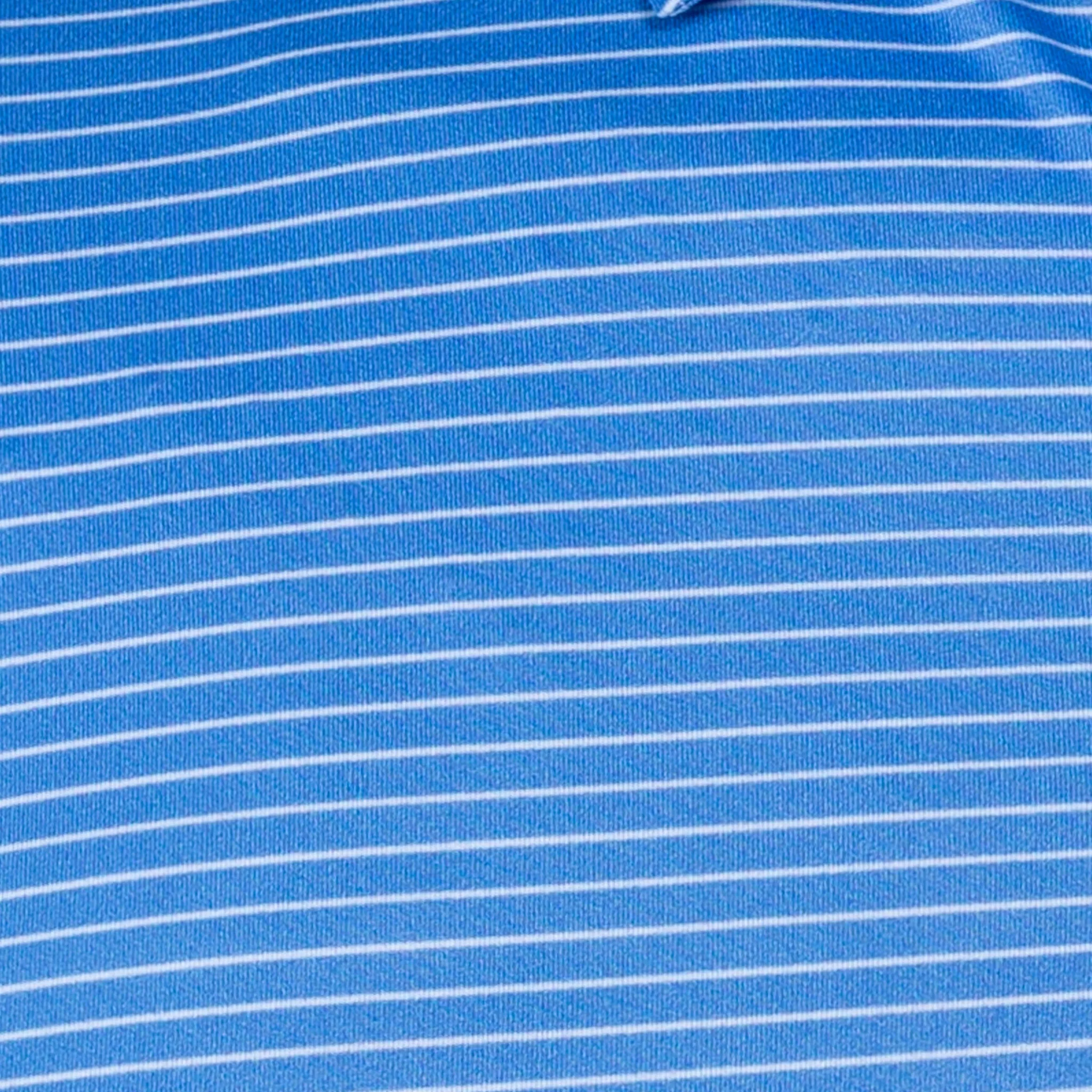 Featherweight Flex Polo Beckett Blue with White Stripe