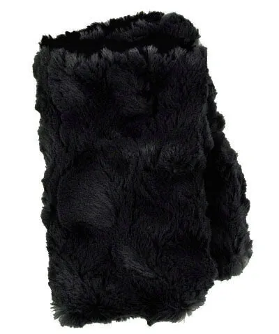 Fingerless / Texting Gloves, Reversible - Luxury Faux Fur in Highland (Limited Availability)