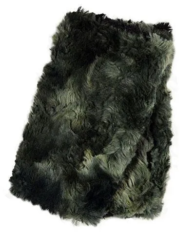 Fingerless / Texting Gloves, Reversible - Luxury Faux Fur in Highland (Limited Availability)