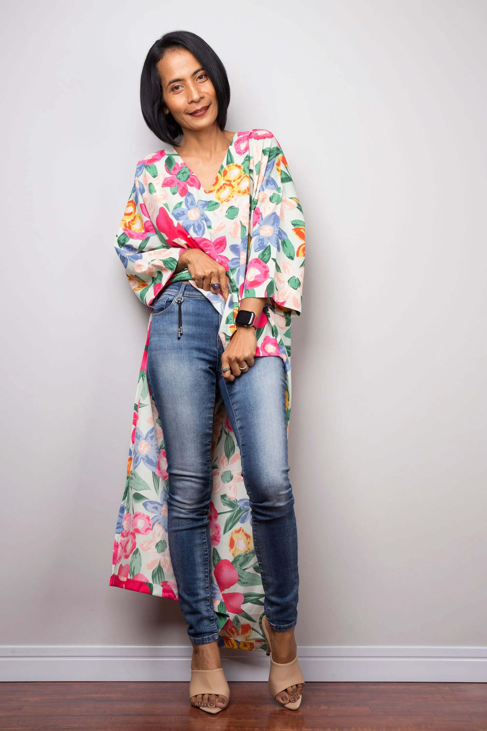 Floral Kaftan top