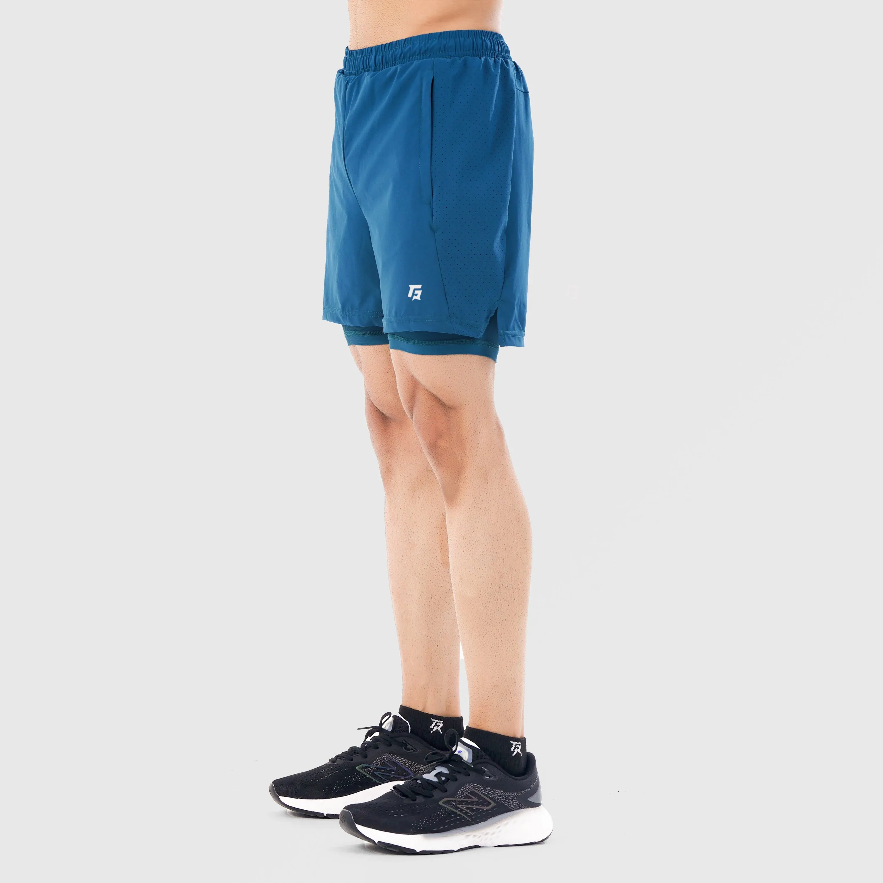 GA Laser Grip Shorts (Teal)