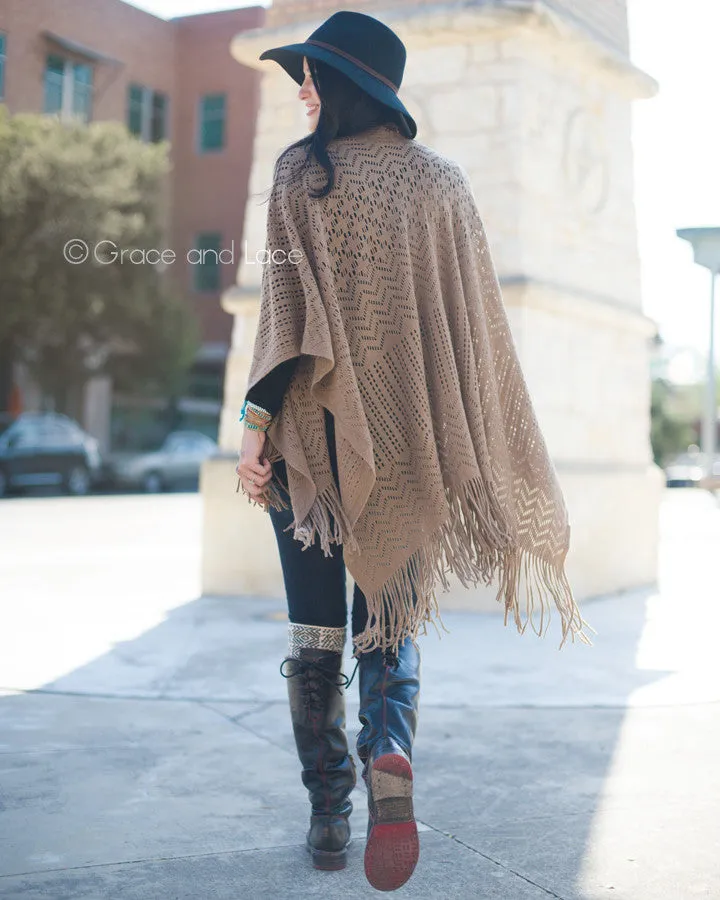 Grace & Lace Fringe Kimoncho