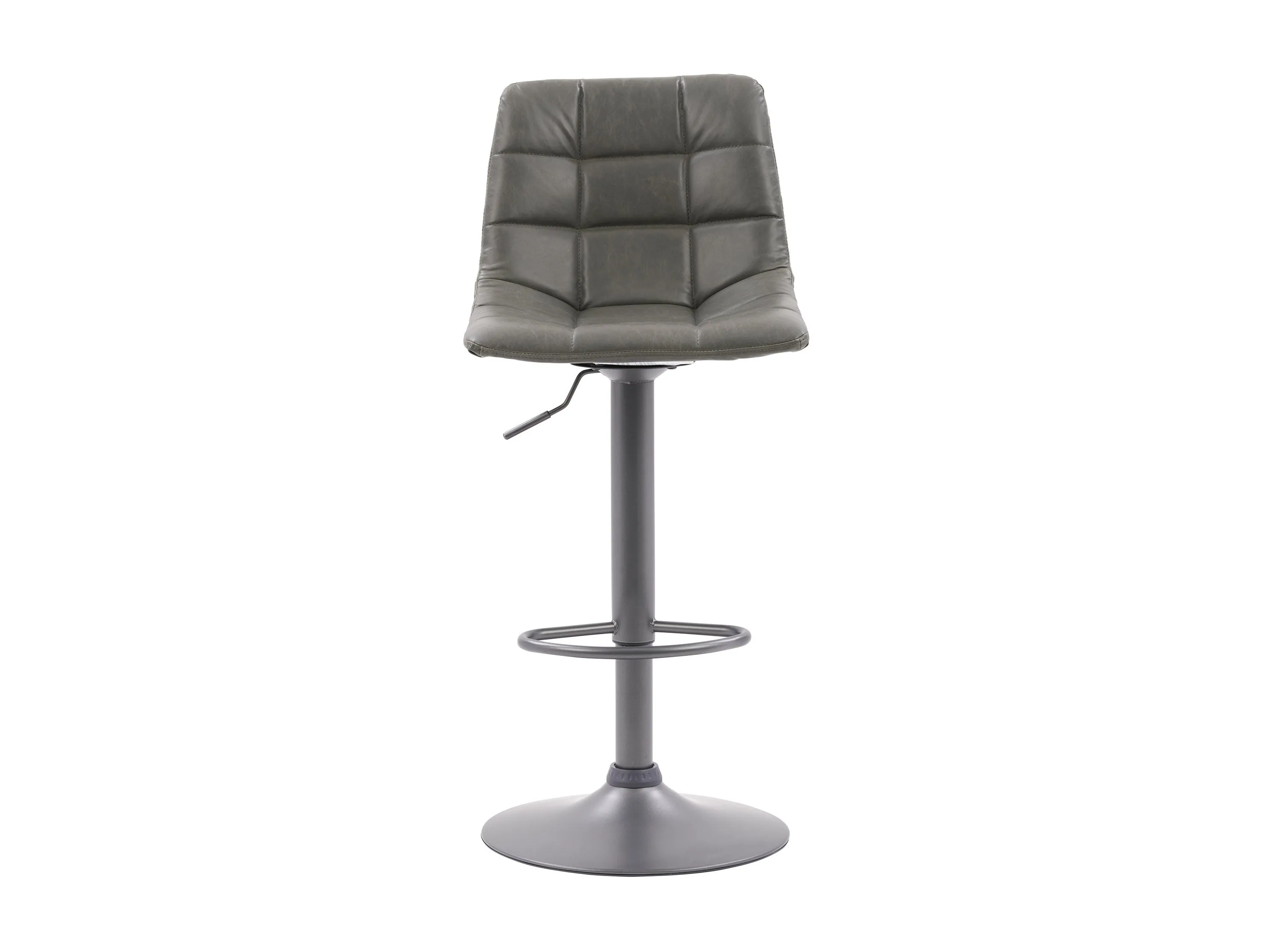 Grey Swivel Bar Stools, Set of 2